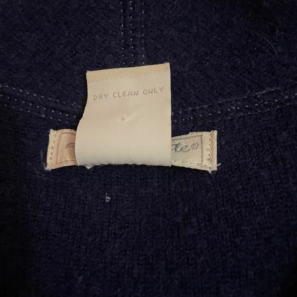 Deane & White Woman Blue Cardigan Sweater 1X Wool Blend Layering Comfort Career - Picture 7 of 7